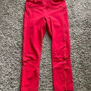 Lululemon Athletica Red Leggings